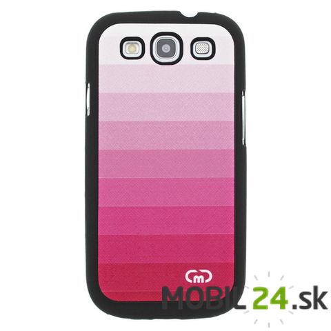 Puzdro Samsung Galaxy S III i9300 plastové zadné motív tieňovaná ružová