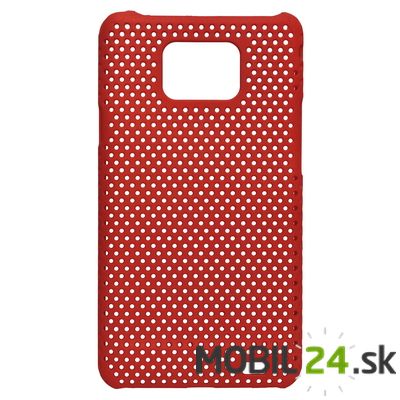 Púzdro Samsung i9100 03 plastové zadné červené