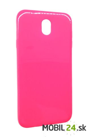 Puzdro Samsung J7 2017 ružové lesklé