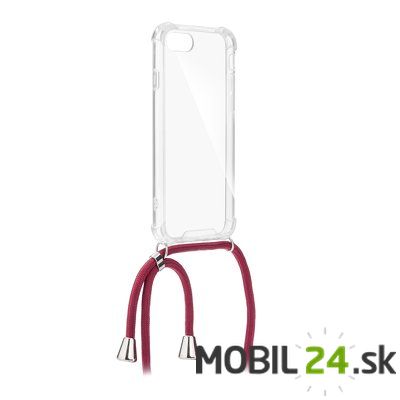 Puzdro Samsung M12 / A12 so šnúrkou červenou