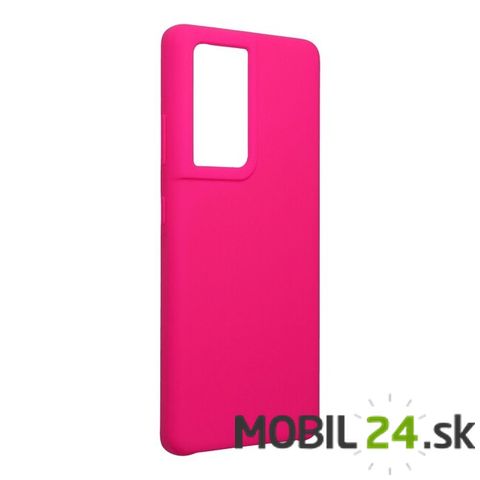 Puzdro Samsung S21 ultra ružové neónové elegant