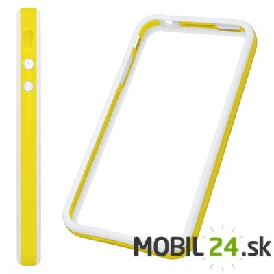 Rám iPhone 4/4s bielo-žltý