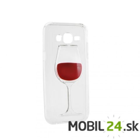 Puzdro Samsung Galaxy J5 víno 3D