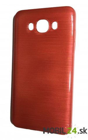 Puzdro Samsung Galaxy J7 2016 červené brush