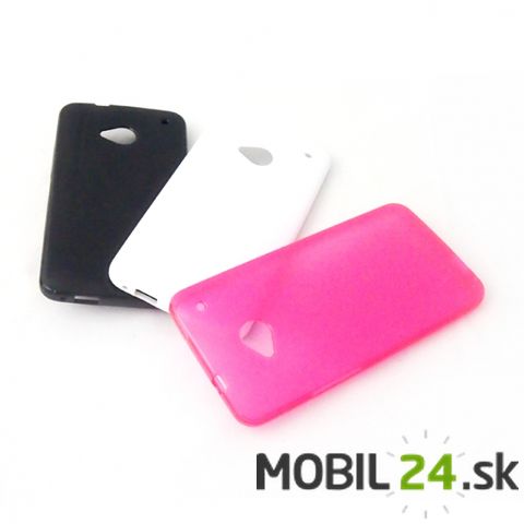 Silikónové púzdro HTC One Colla Glossy ružové KS