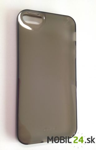 Silikónové púzdro iPhone 5/5S/SE Colla Clear čierne KS