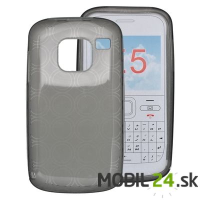 Silikónové púzdro Nokia E5 šedé