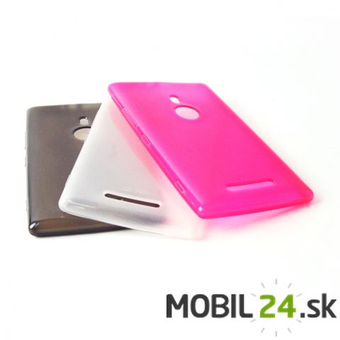 Silikónové púzdro Nokia Lumia 925 Colla Glossy biele KS