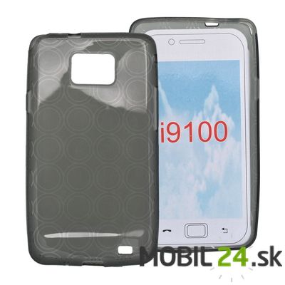 Silikónové púzdro Samsung i9100 Galaxy S 2 šedé