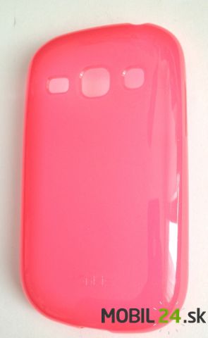 Silikónové púzdro Samsung S6810 Galaxy Fame Colla Glossy ružové KS