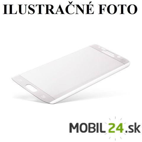 Sklenená fólia Samsung S7 edge biele 3D