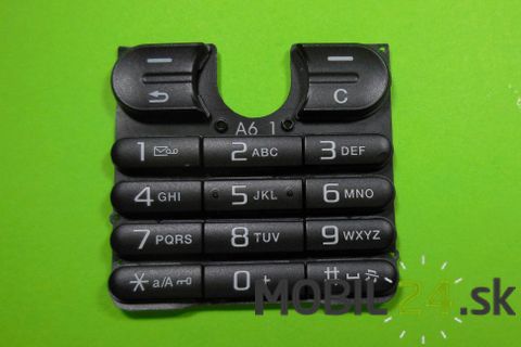 Klávesnica Sony Ericsson W200 čierna