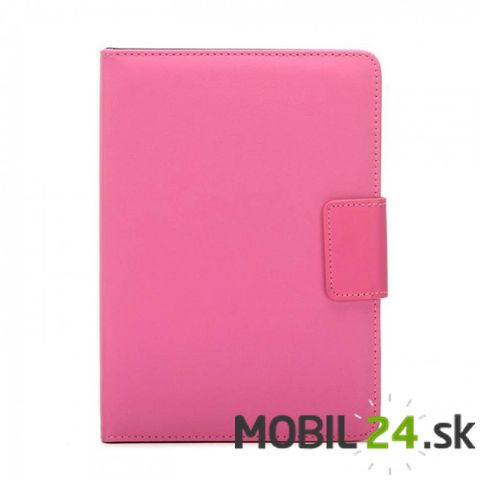 Knižkové puzdro na tablet 7" ružové elas