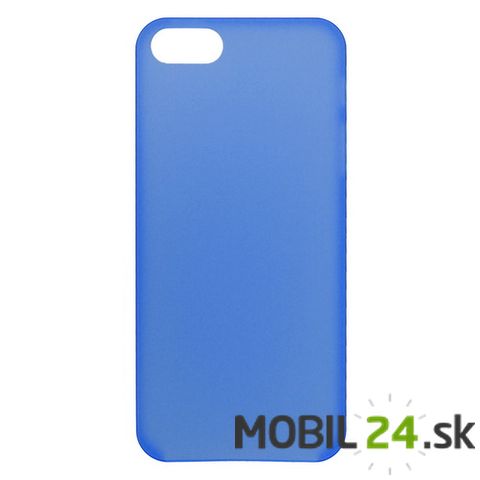 Tvrdé púzdro iPhone 5/5s/SE modré priehľadné