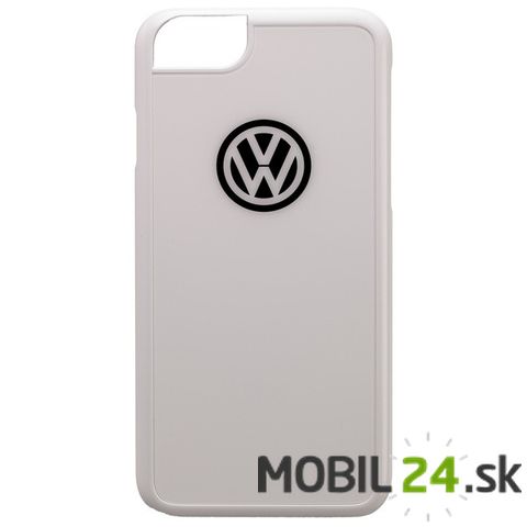 Puzdro Volkswagen na iPhone 6/6s biele plastové
